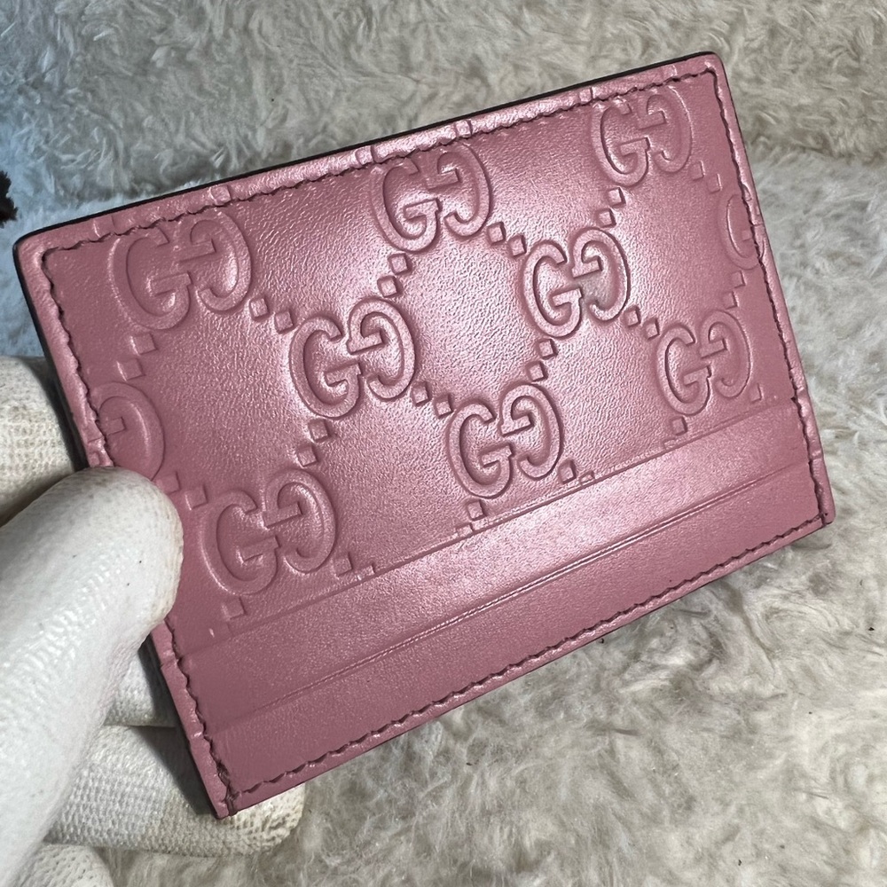 Gucci Card Case in Guccissima Leather